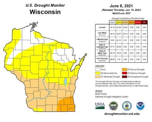 Continued Drought Could Affect Wisconsin Fruit, Vegetable Crops
